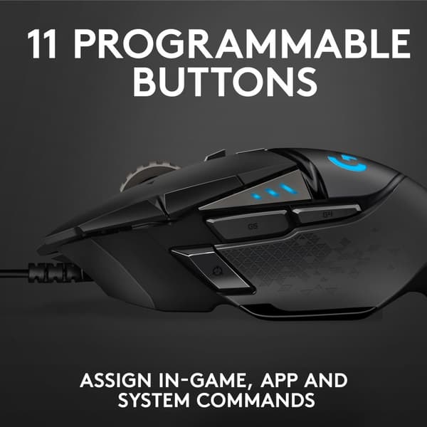 Logitech G502 HERO - pelihiiri