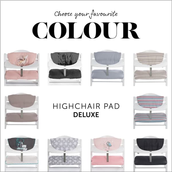 Hauck Deluxe - barnstolsdyna, Stretch Grey