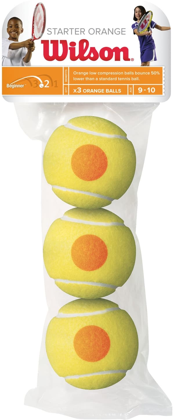 Wilson Starter Orange - tennisball, 3 stk