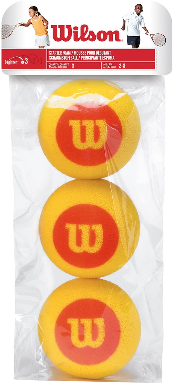 Wilson Starter Foam - tennisball, 3 stk