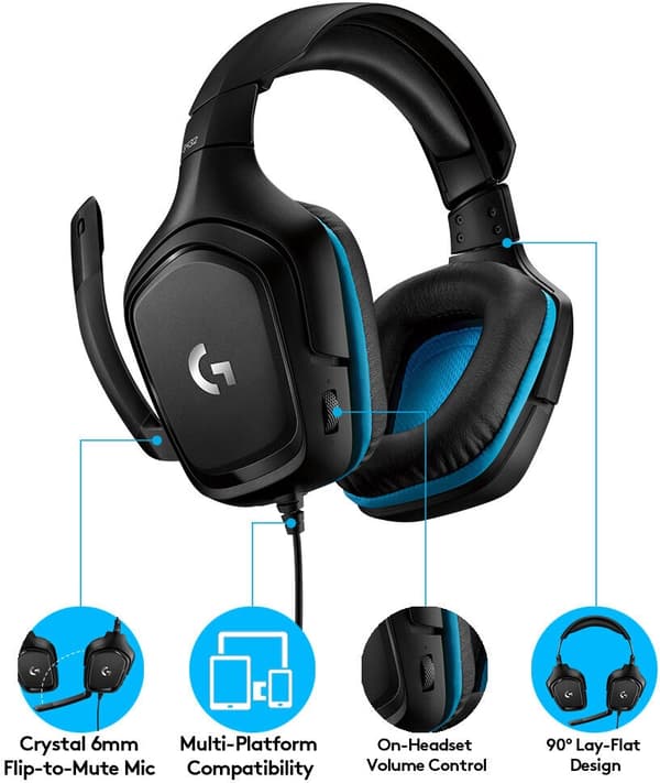 Logitech G432 - spelheadset
