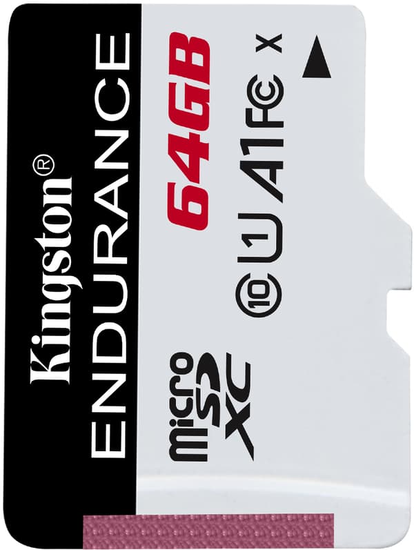Kingston 64 GB microSD High Endurance UHS-I Speed Class 1 (U1) - minnekort