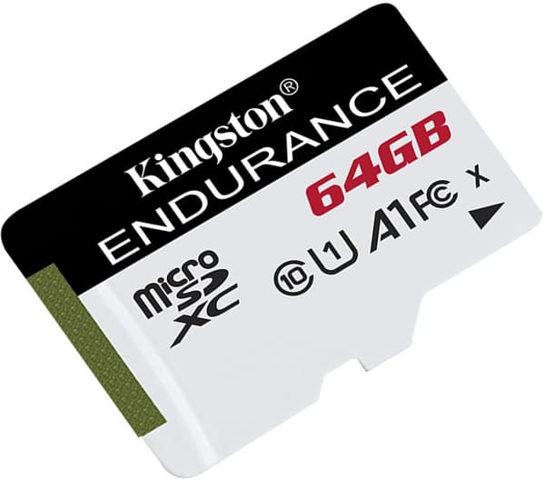 Kingston 64 GB microSD High Endurance UHS-I Speed Class 1 (U1) - minnekort