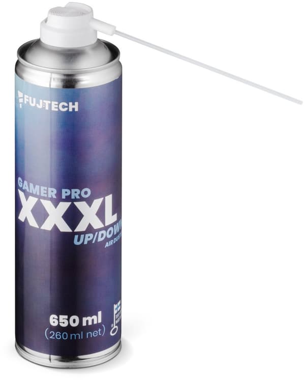 Fuj:tech Gamer Pro XXXL UP/Down - trykluftbeholder, 650 ml / 260 ml