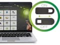 Pikkukuva 1 / 2: InLine Webcam Slider Cover - kameran suoja, 2 kpl