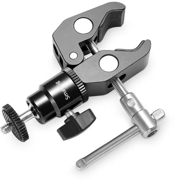 SmallRig 1124 7" - klämfäste med 1/4" kulhuvud