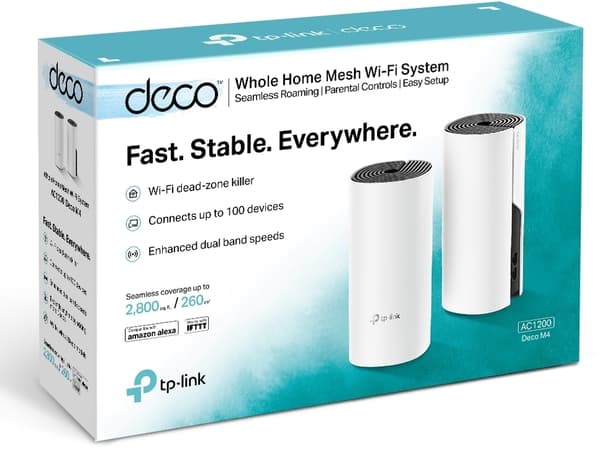 TP-LINK Deco M4 WiFi - Mesh-system, 2-pak
