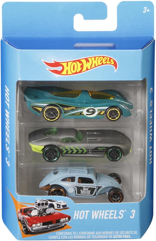 Hot Wheels - små bilar, 3 st