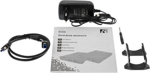 Deltaco USB 3.0 - eksternt harddiskdeksel for 3,5" SATA-harddisker