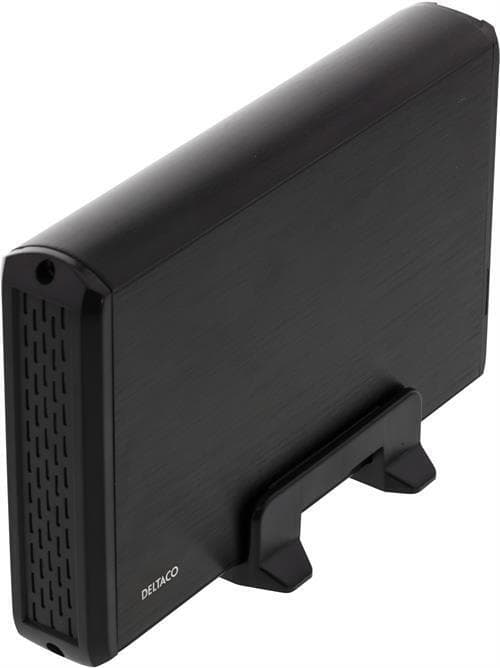 Deltaco USB 3.0 - eksternt harddiskdeksel for 3,5" SATA-harddisker