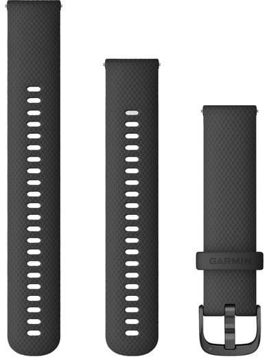 Garmin Quick Release - utbytesarmband, svart / mörkgrå, 20 mm