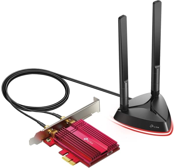 TP-LINK Archer TX3000E Dual-band PCI-E WiFi 6-adapter och Bluetooth 5.0-adapter