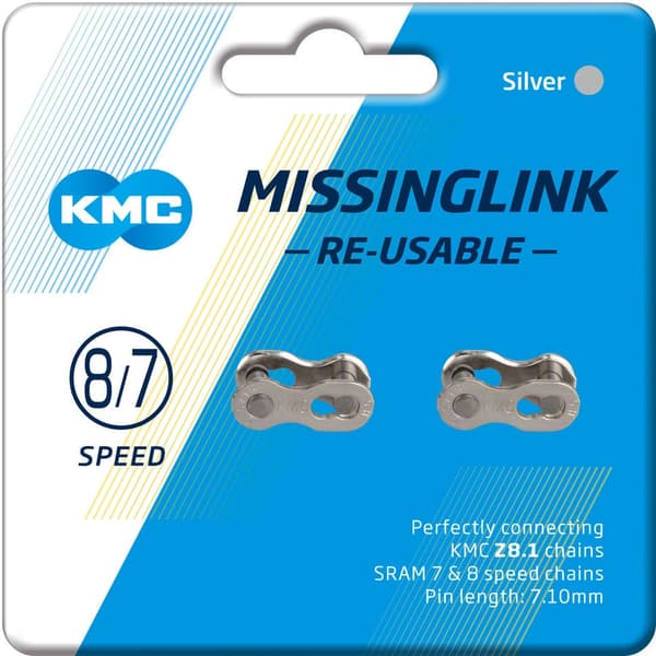 KMC Missing Link - ketjulukko, 7-/8-vaihteinen, 2 kpl
