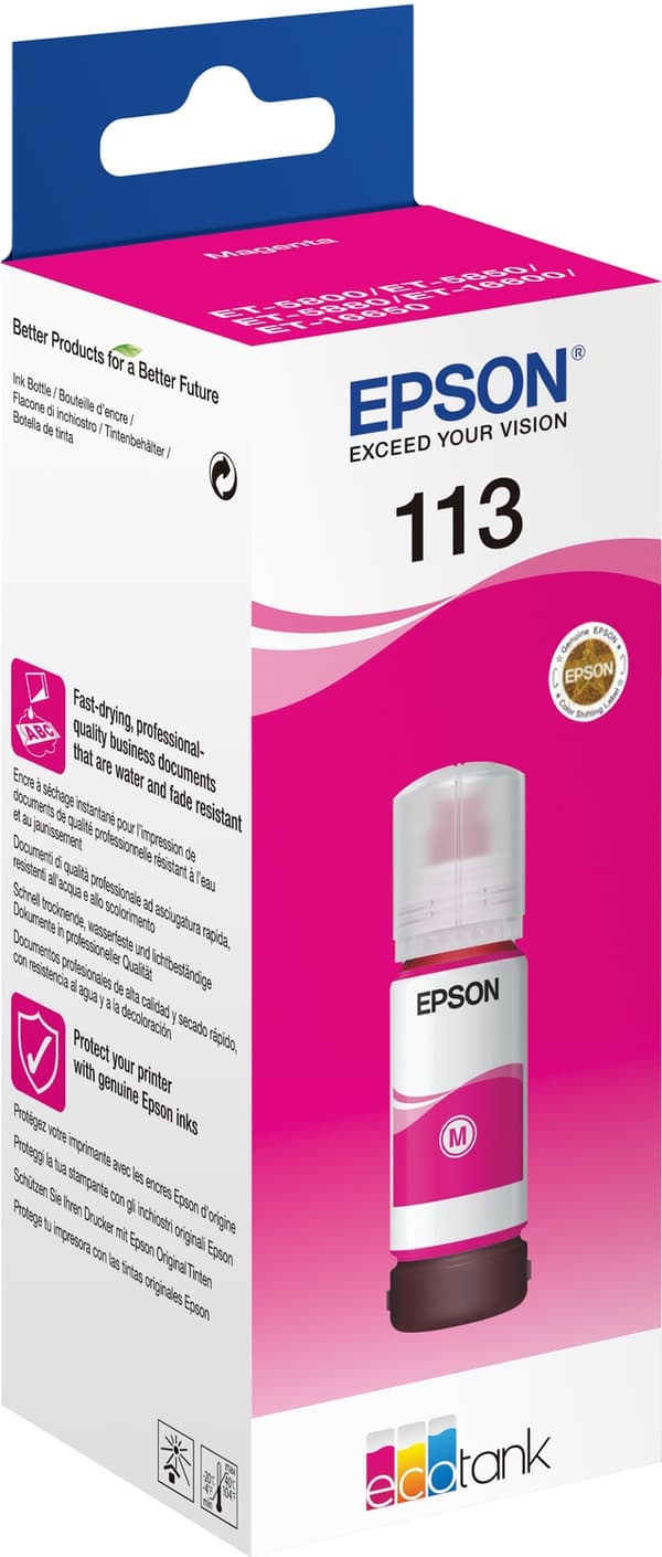 Epson 113 EcoTank - bläckflaska, magenta