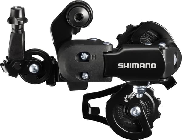 Shimano Tourney RD-FT35 - bakgir, 6/7-v, med adapter, kort bur