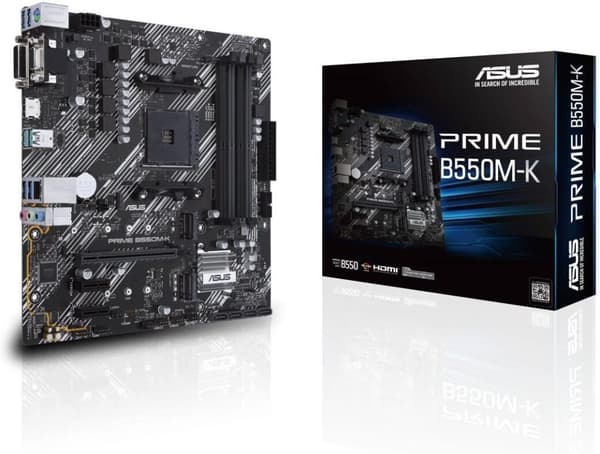 Asus Prime B550M-K AM4 microATX moderkort
