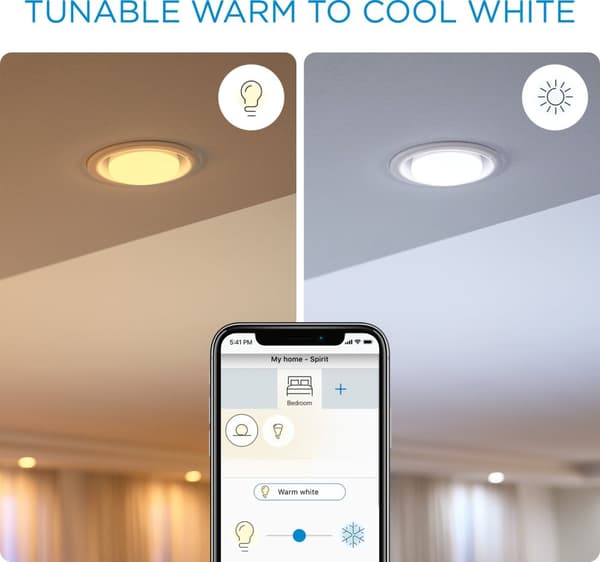 WiZ smart lampe, E27, RGBW - alle farver og nuancer af hvidt lys, Wi-Fi, 1521 lm