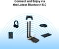Miniatyrbild 5 av 5: TP-LINK Archer TX50E Dual-band PCI-E-WiFi 6-adapter och Bluetooth 5.0-adapter