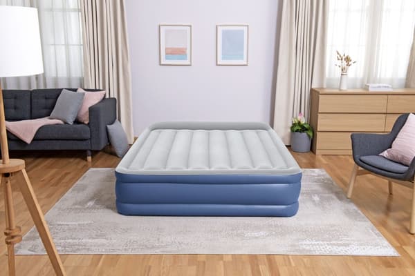Bestway Tritech„¢ Air Madtress Queen - luftfylt ekstraseng, innebygd pumpe