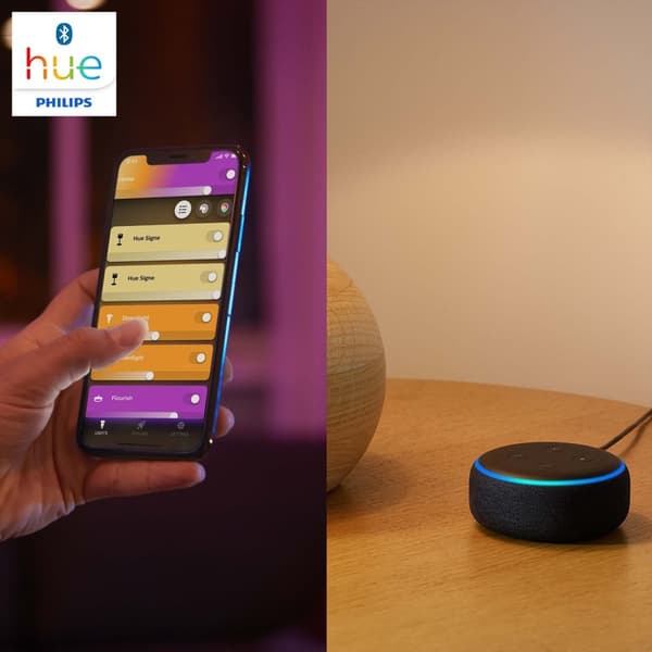 Philips Hue White and Colour Ambiance - LED smart pære, E14, 470 lm