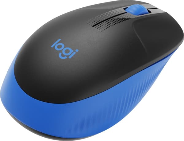 Logitech M190 - trådløs mus, svart/blå