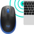 Miniatyrbilde 8 av 9: Logitech M190 - trådløs mus, svart/blå