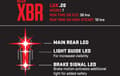 Miniatyrbilde 2 av 2: Kryptonite Incite XBR - baklys med bremselys