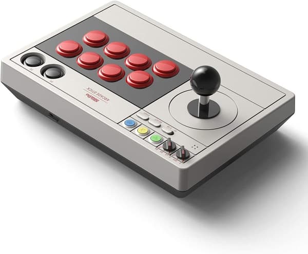 8BitDo Arcade Stick - spilcontroller, Switch / PC