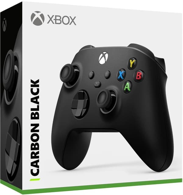 Microsoft Xbox - trådlös handkontroll, svart, Xbox / PC