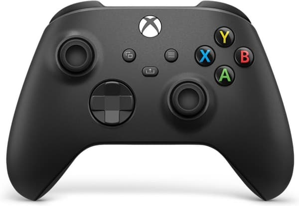Microsoft Xbox - trådlös handkontroll, svart, Xbox / PC