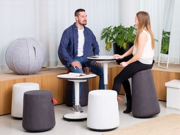 Stoo mini Plus - aktiv stol, mörkgrå