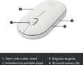 Miniatyrbilde 6 av 8: Logitech MK470 Slim - tastatur og mus, hvit