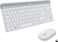 Miniatyrbilde 1 av 8: Logitech MK470 Slim - tastatur og mus, hvit