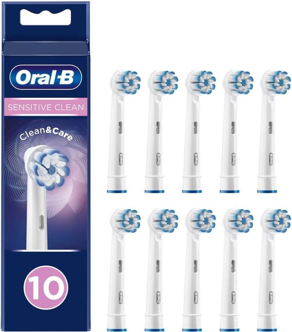 Oral-B Sensitive Clean - erstatningsbørste, 10 stk
