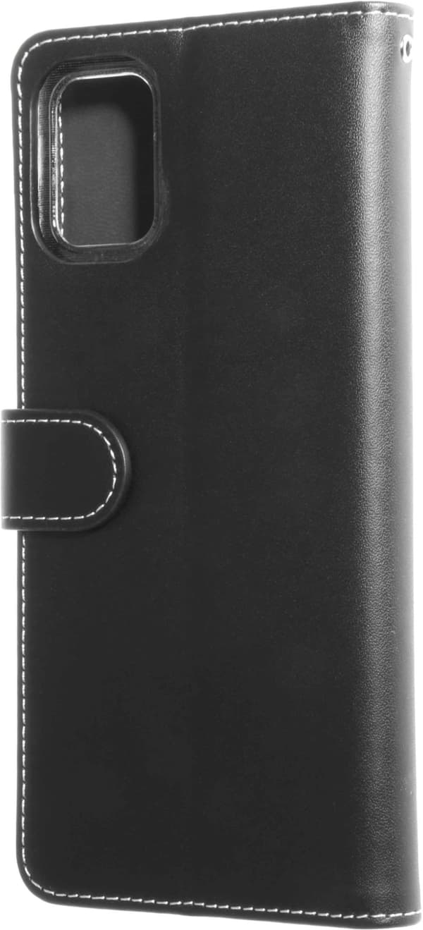 Insmat Exclusive Flip Case pung etui, Samsung Galaxy A71, sort