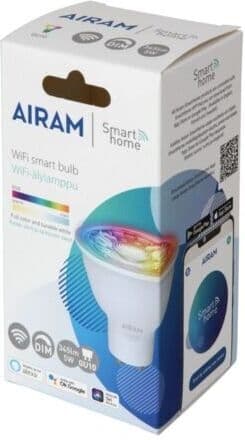 Airam SmartHome PAR16 - mållampe, GU10, 345 lm, RGBW, WiFi