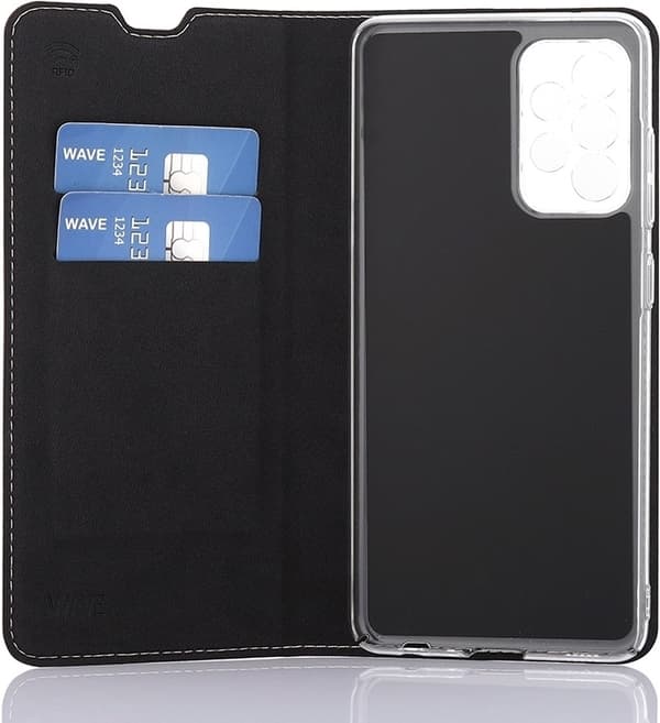 Wave BookCase - beskyttende etui, Samsung Galaxy A52 / A52 5G / A52s, rosa guld