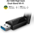 Miniatyrbild 2 av 4: TP-LINK Archer T3U Plus AC1300 Dual-band - WiFi-adapter