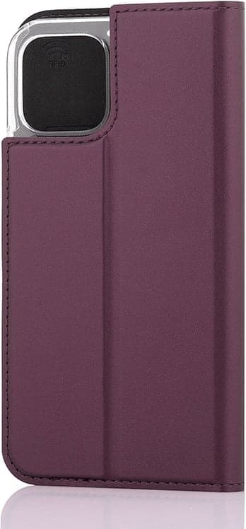 Wave BookCase beskyttelsescover, iPhone 12 / 12 Pro, Smoky Sangria