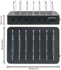 Miniatyrbillede 3 af 3: Manhattan 6-ports USB-ladestation til telefoner og tablets
