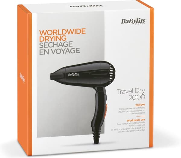 Babyliss BL5344E Travel Dry - hårtørrer