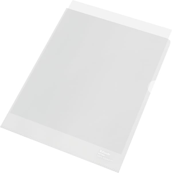 Esselte 100% Återvunnen - plastficka, A4, 100 mic
