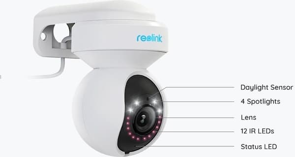 Reolink E Series E540 PTZ AI - valvontakamera ulko- ja sisäkäyttöön (E1 Outdoor)