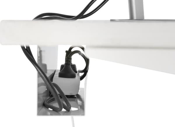 ErgoWork stålkabelstativ - kabelbakke, hvid