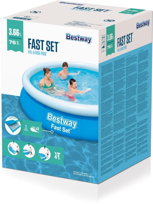 Bestway Fast Set - swimmingpool, 366 x 76cm