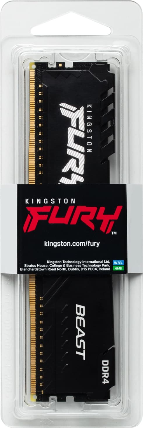 Kingston FURY Beast DDR4 3600 MHz CL18 16 GB - hukommelsesmodul