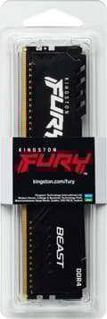 Miniatyrbillede 5 af 11: Kingston FURY Beast DDR4 3600 MHz CL18 16 GB - hukommelsesmodul
