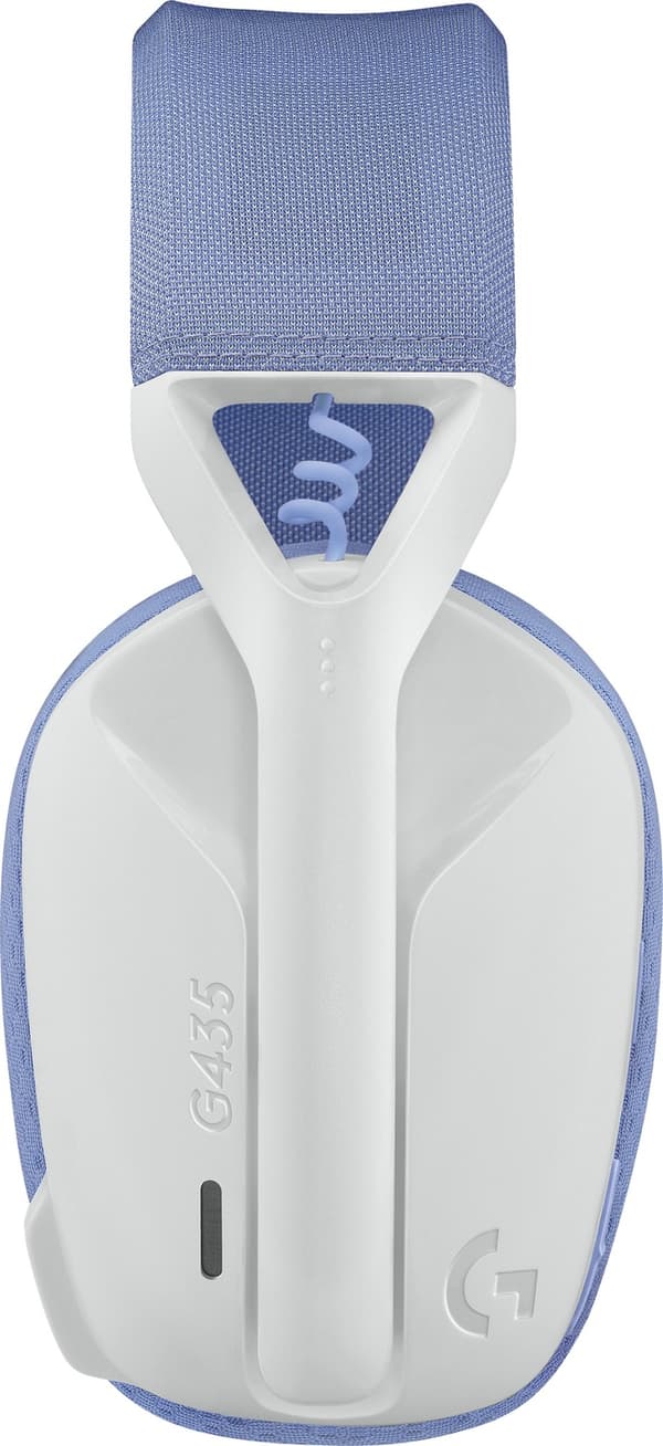 Logitech G435 Lightspeed - langattomat pelikuulokeet, valkoinen