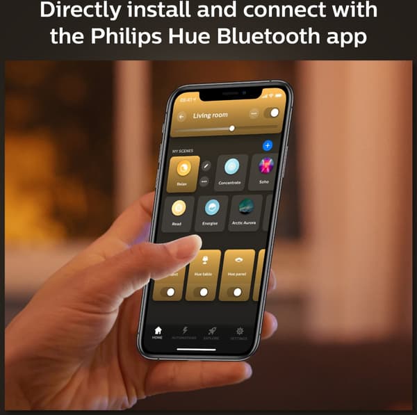 Philips Hue - LED smart lampe, White Ambiance, E27