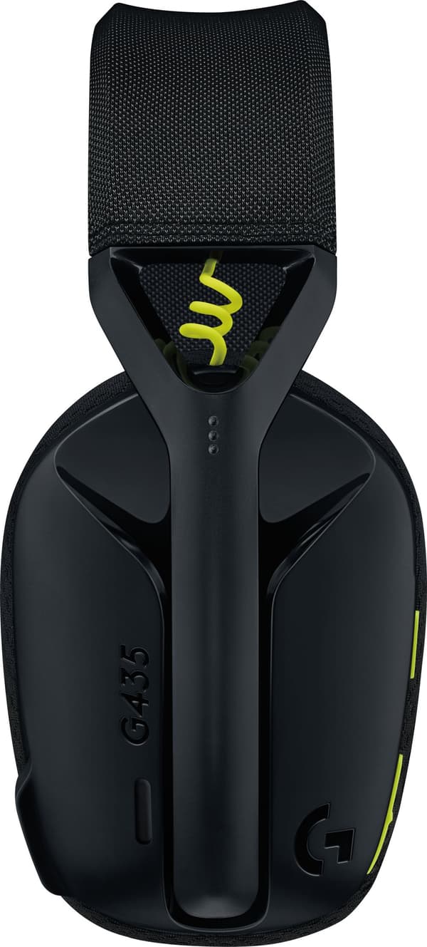 Logitech G435 Lightspeed - trådlöst spelheadset, svart